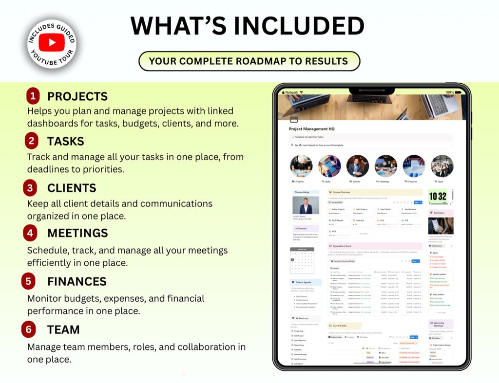 Project Management Notion Planner