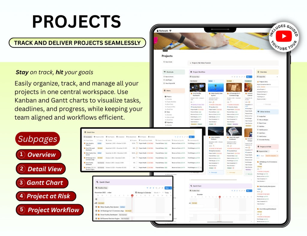 Project Management Notion Planner