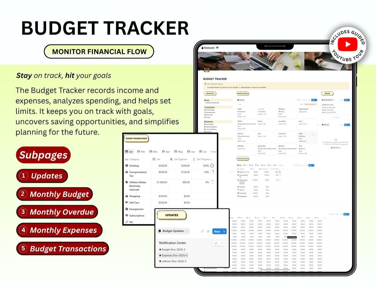 Budget Notion Template