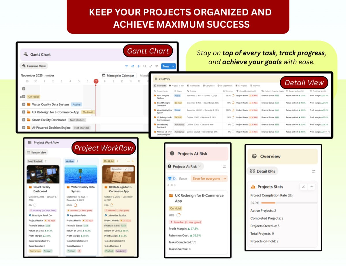 Project Management Notion Planner