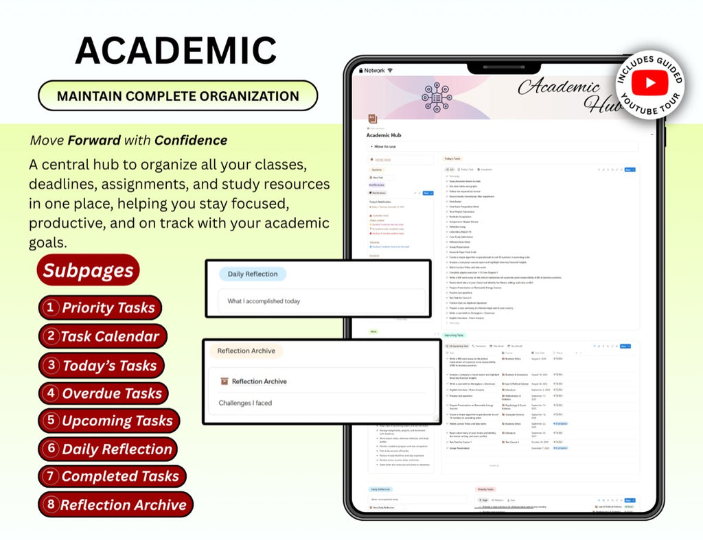 Notion Student Planner