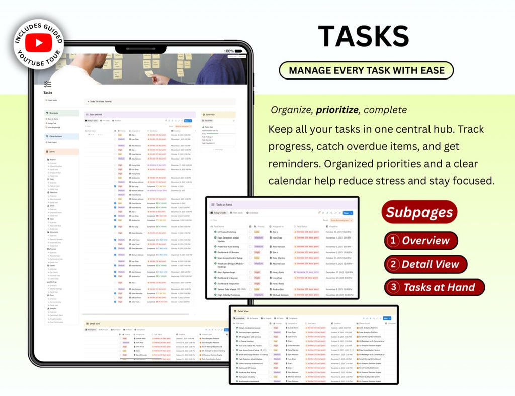 Project Management Notion Planner